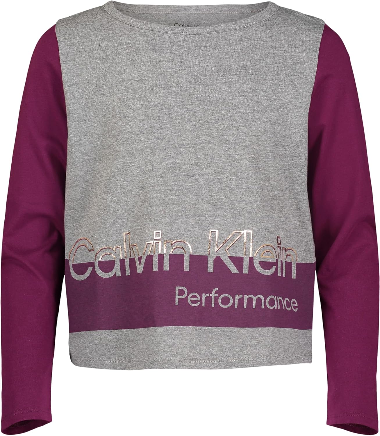 Calvin Klein Girls Colorblock Performance T-Shirt