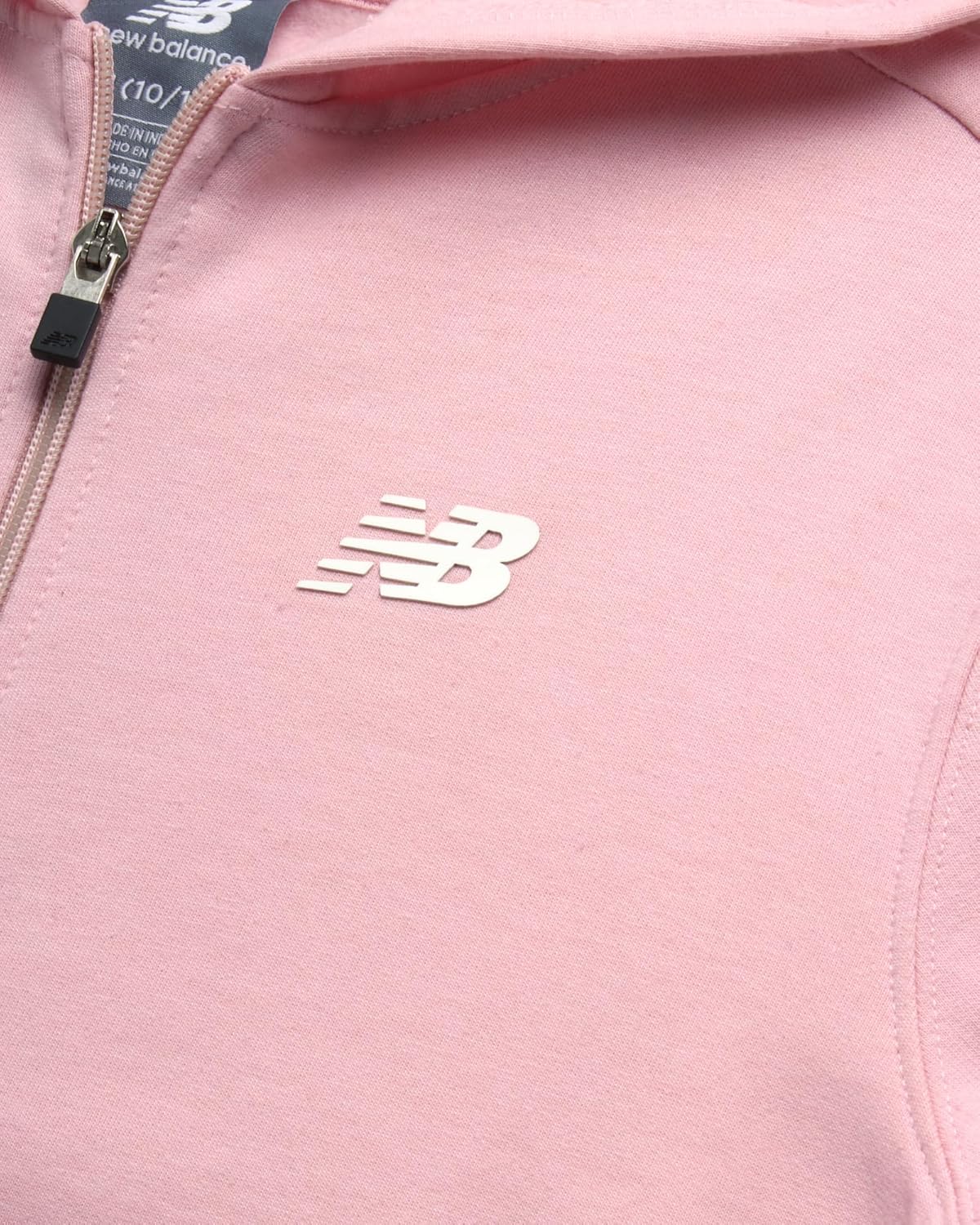New Balance Girls Active Fleece Hoodie