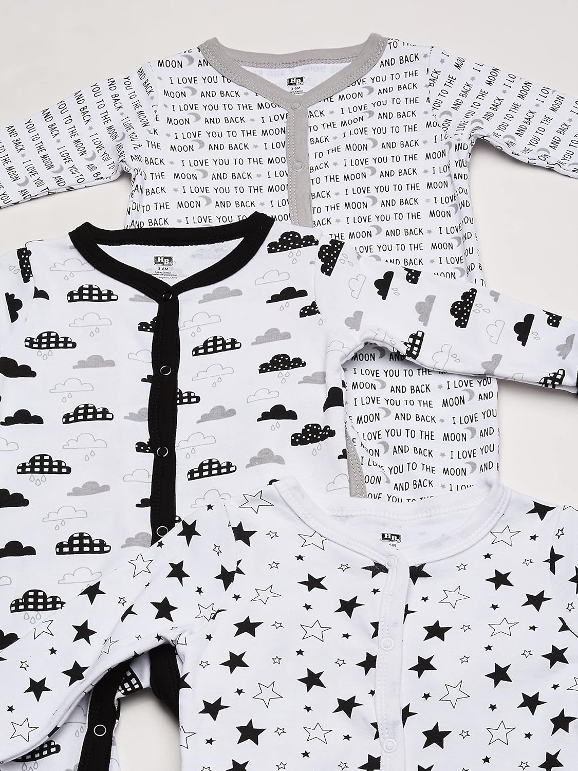 Hudson Baby Baby Cotton Sleep and Play Set
