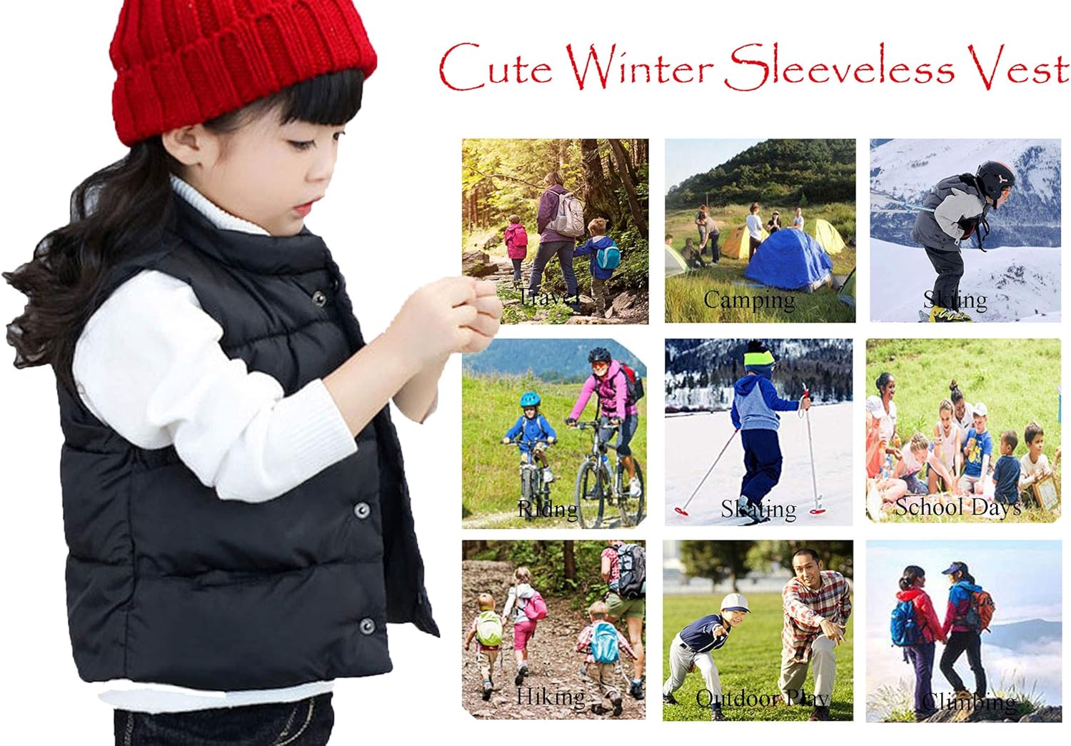 Adorable Winter Vest for Kids
