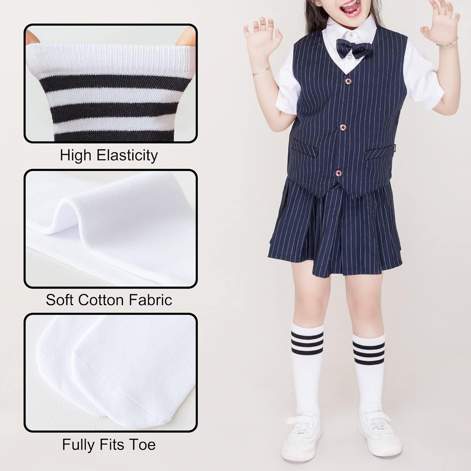 Knee High Socks for Baby Girls