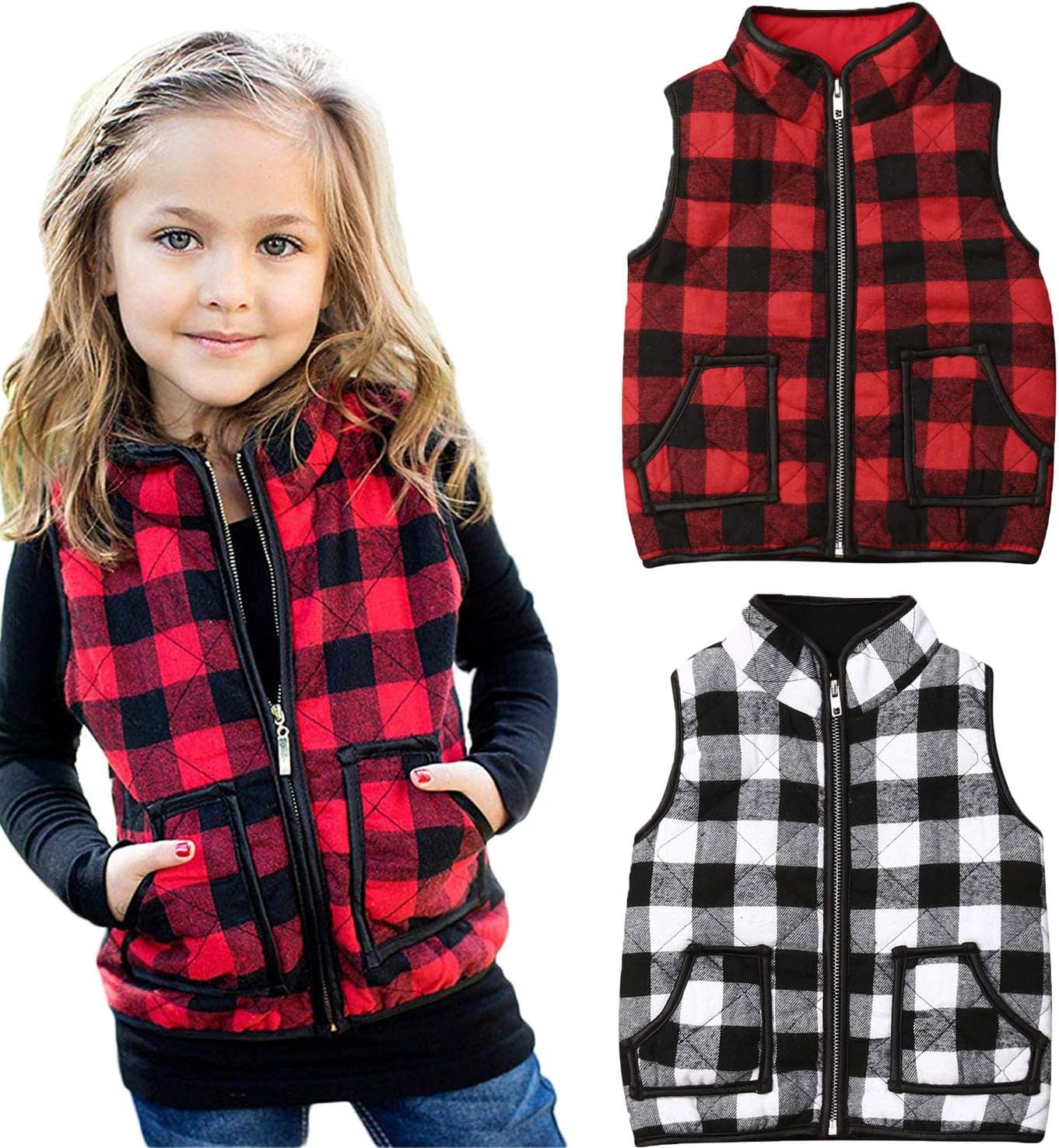 Dinosaur Cutie Perfect Toddler Winter Vest Jacket - Warm Cozy
