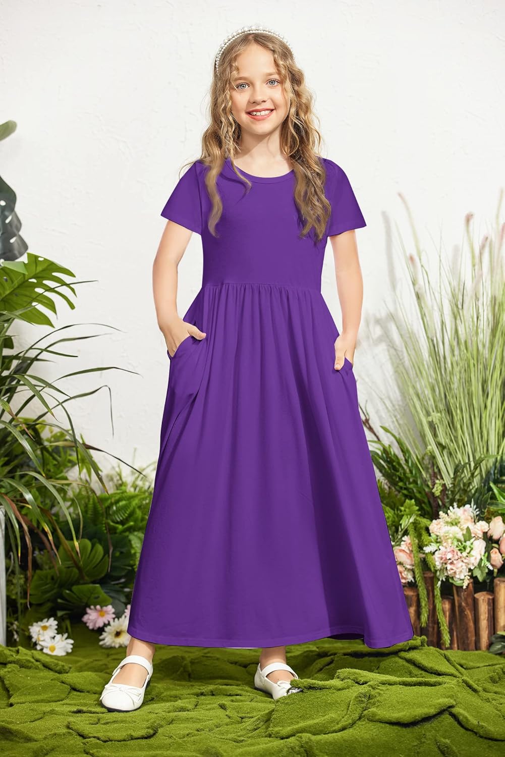 High-Quality Girls Maxi Dress with Versatile Features