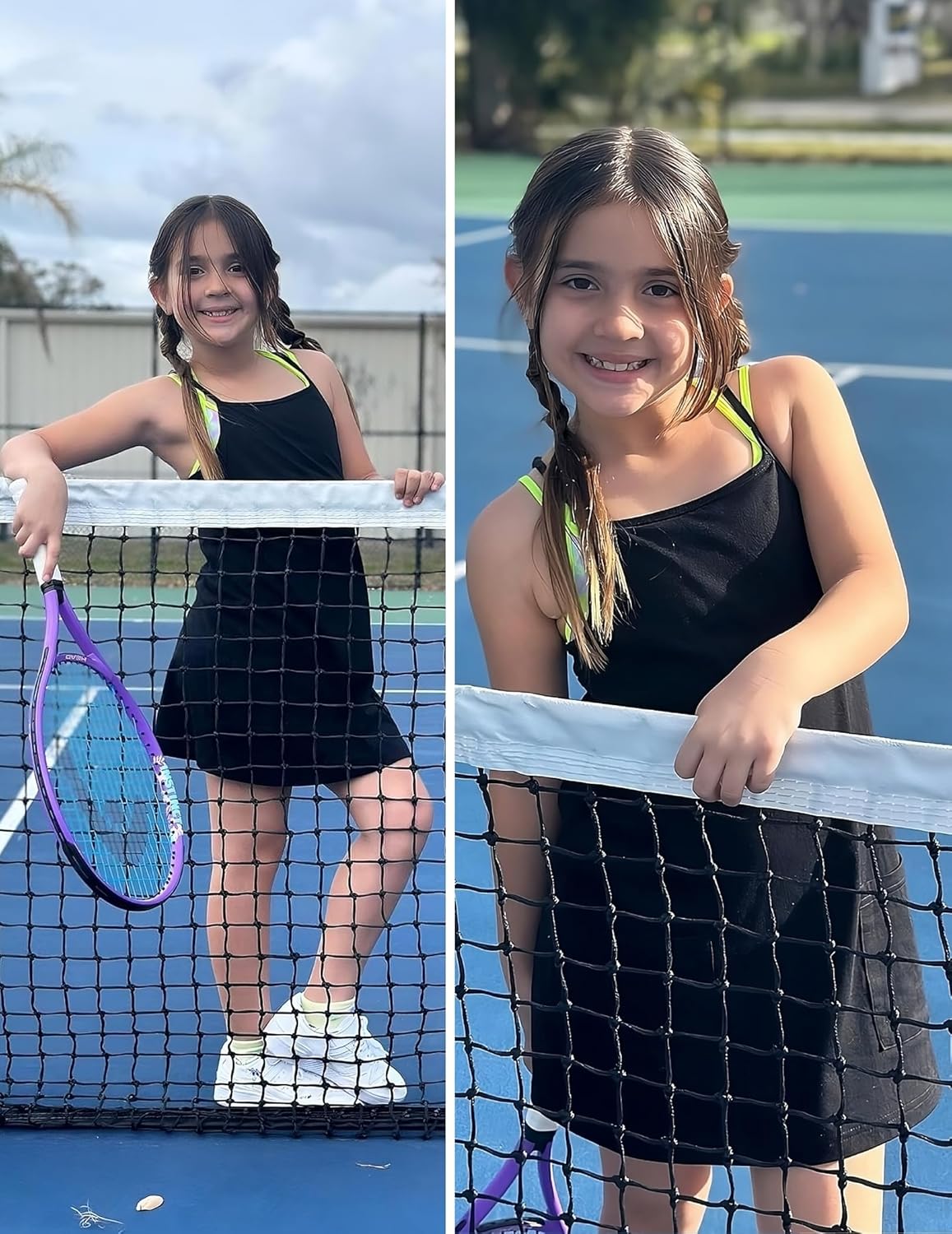Arshiner Girls Casual Summer Dress with Shorts