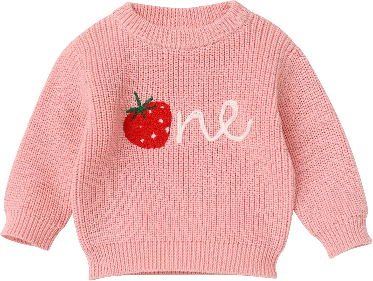 AWIBMK 1st Birthday Knit Sweater for Toddler Girls Boys