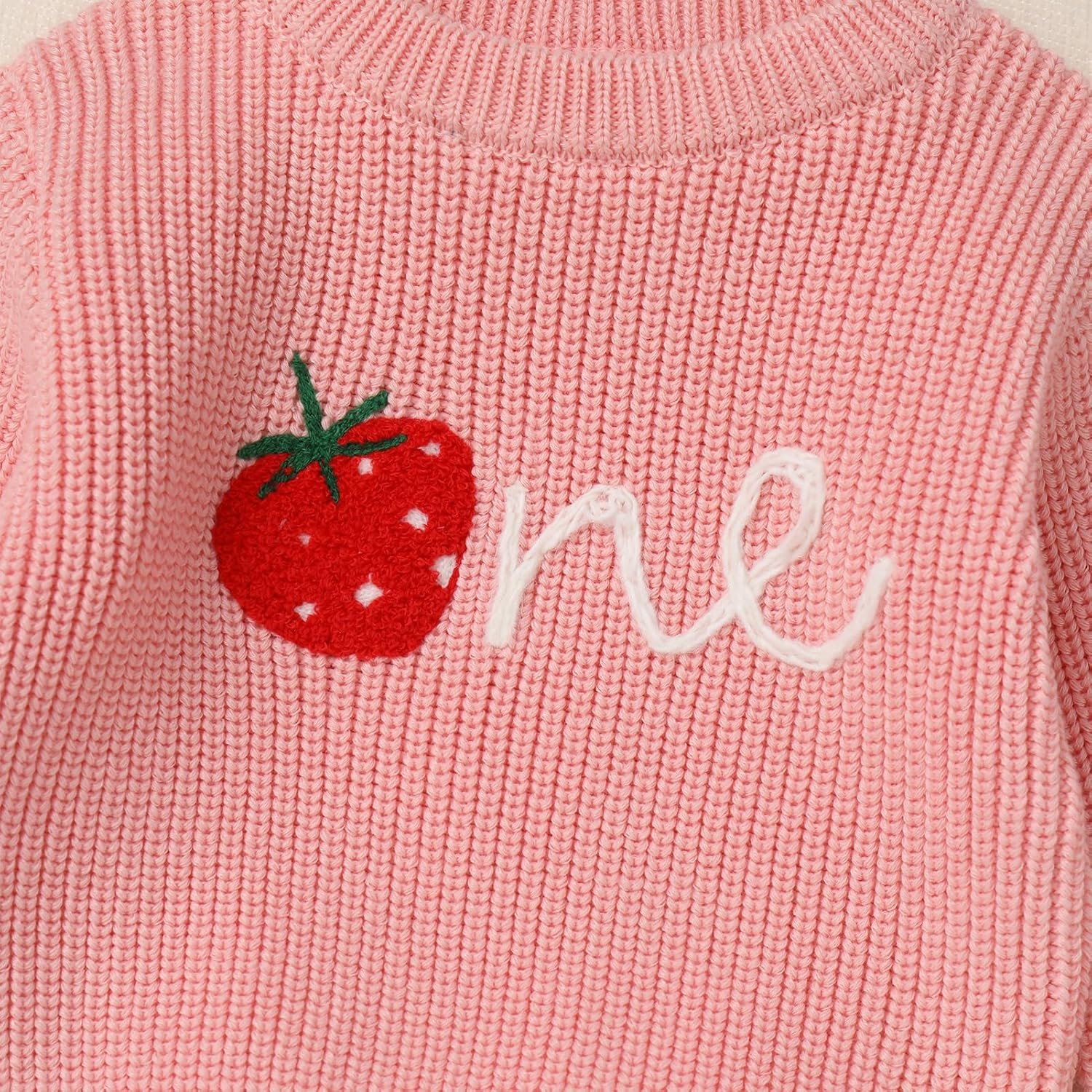 AWIBMK 1st Birthday Knit Sweater for Toddler Girls Boys