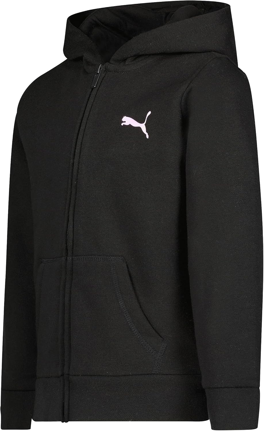 PUMA Girls Core Logo Zip Up Hoodie comfy stylish