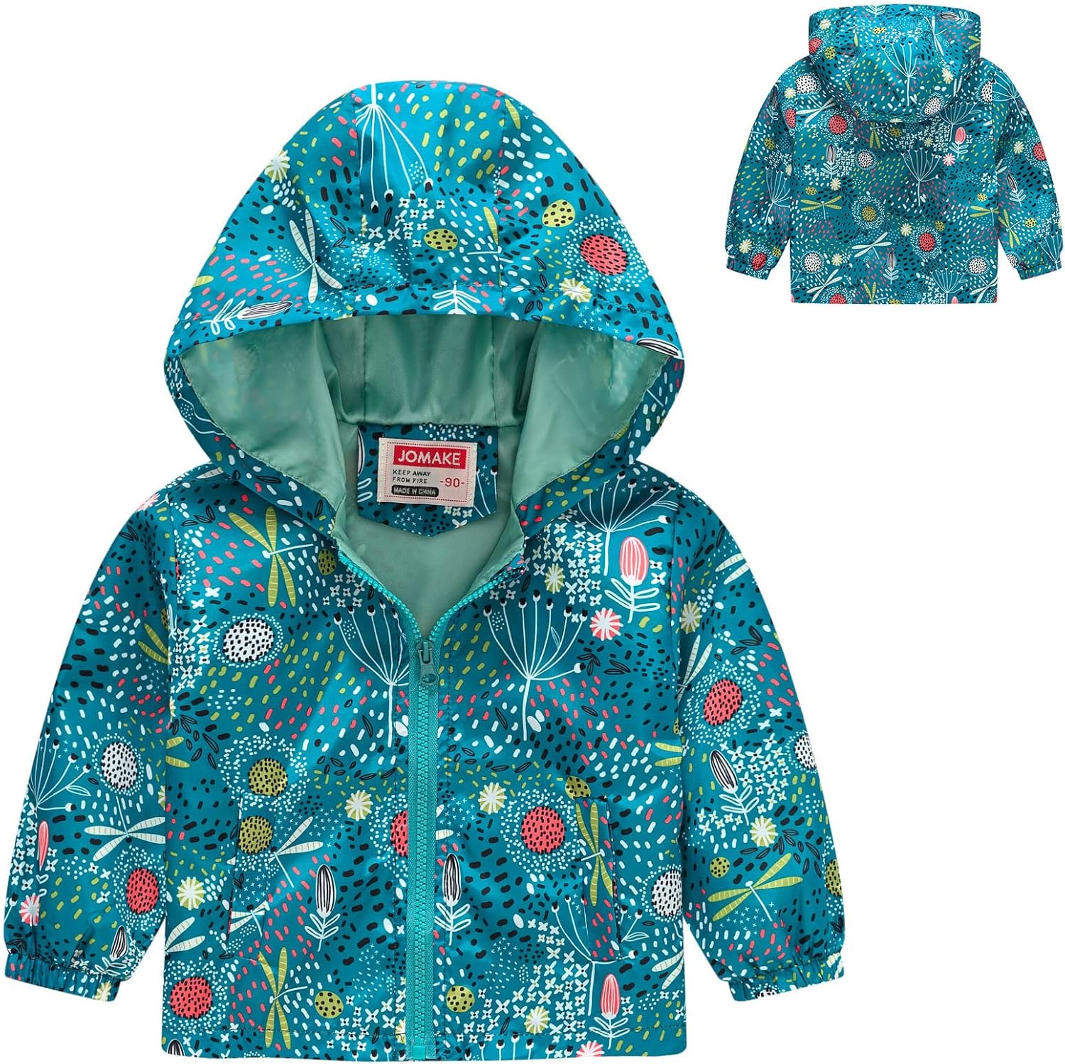 Cartoon Dinosaur Durable Fleece Jacket for Kids
