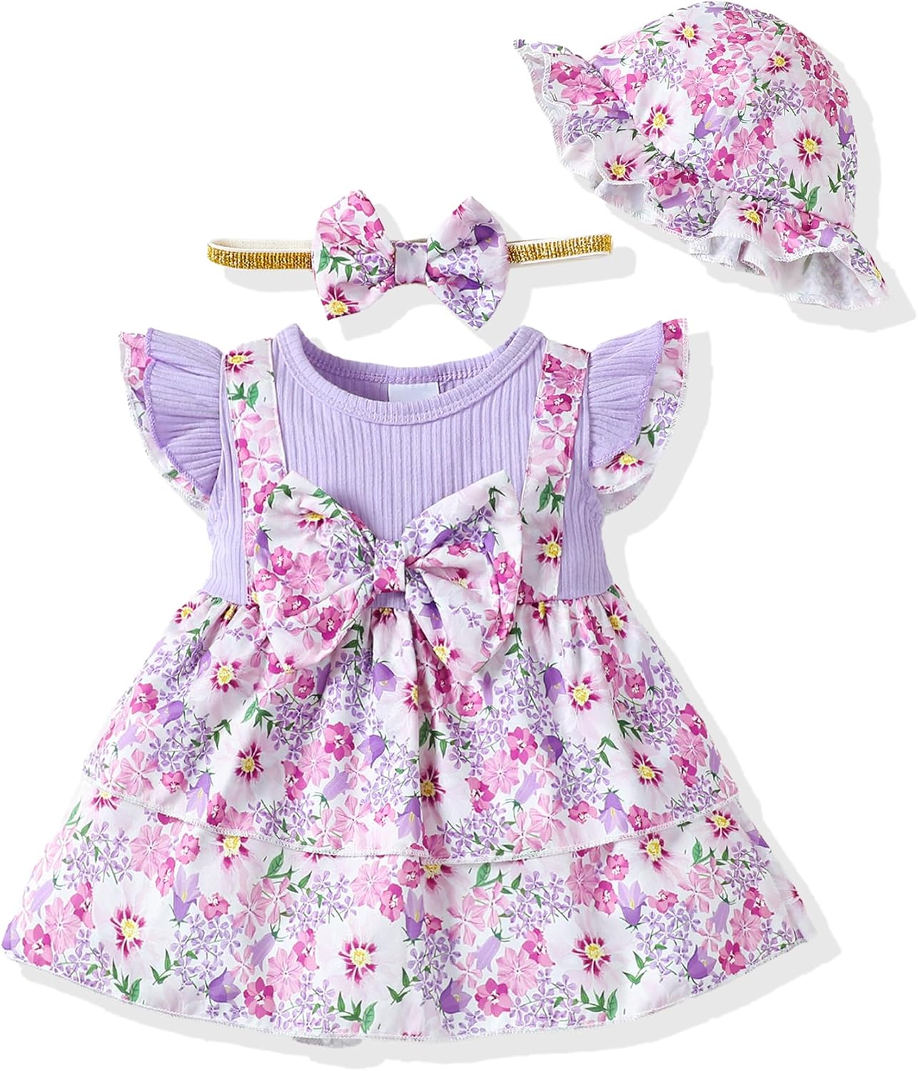 SUNNY PIGGY Baby Girl Skirt Set 0-24 Months