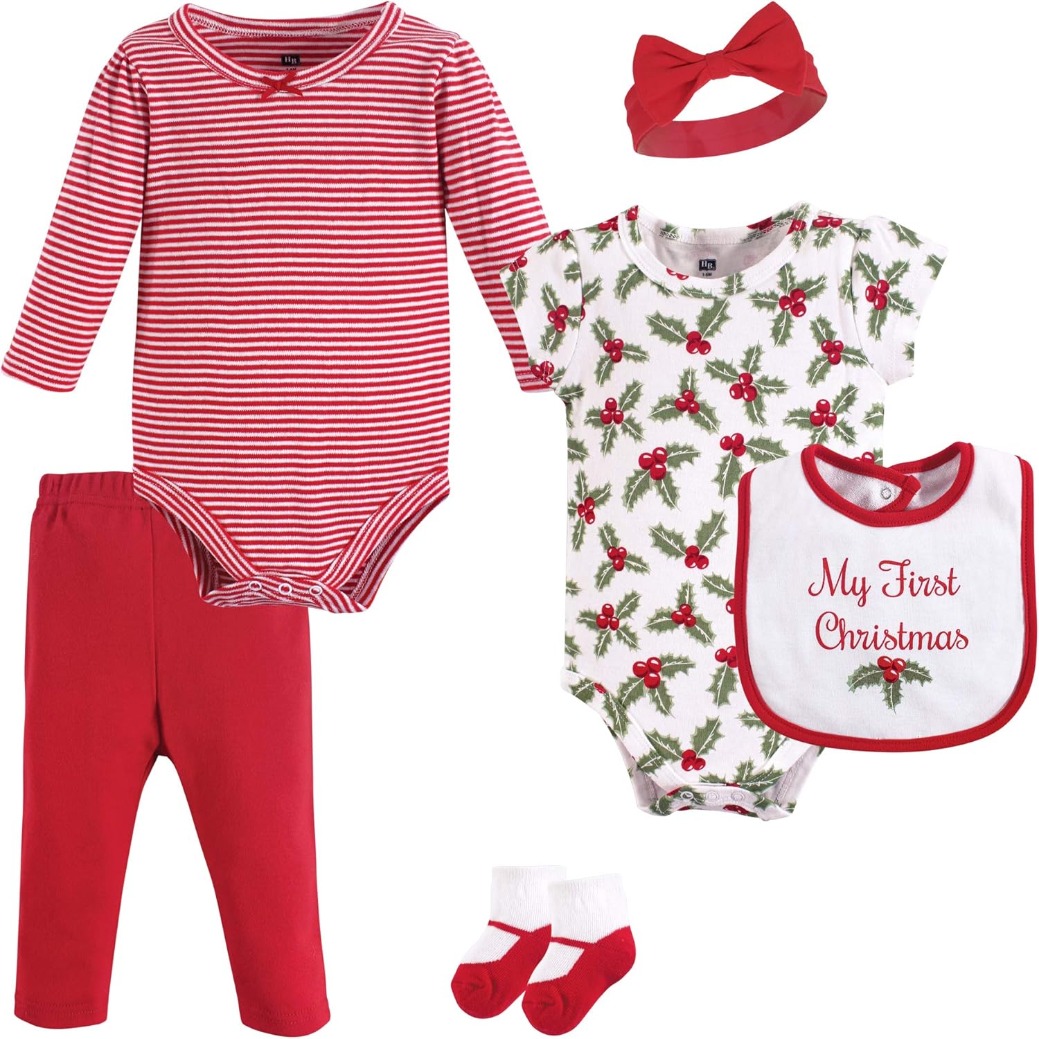 Hudson Baby Unisex Cotton Layette Set