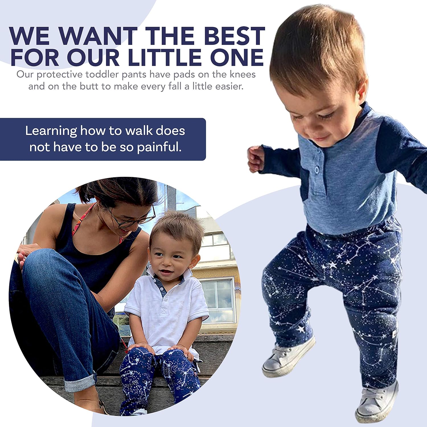 Crawling Pants for Boys Girls