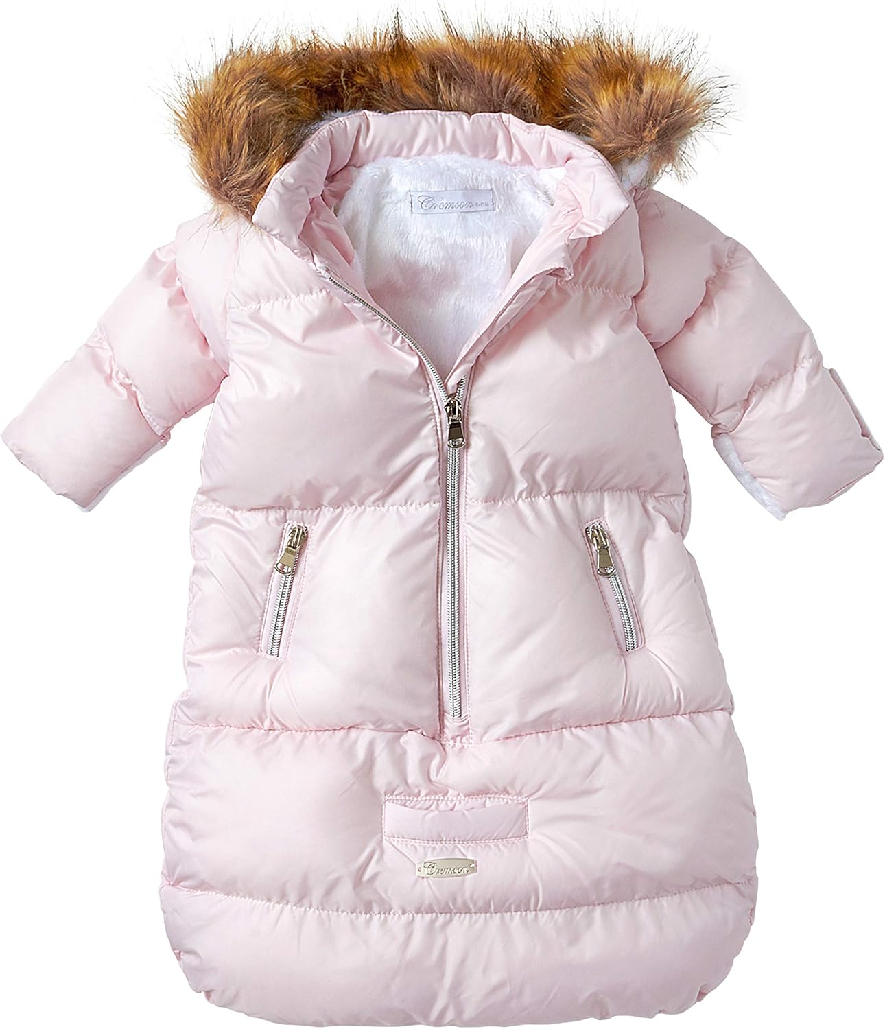 Crimson Puffer Blanket CarBag for Infants