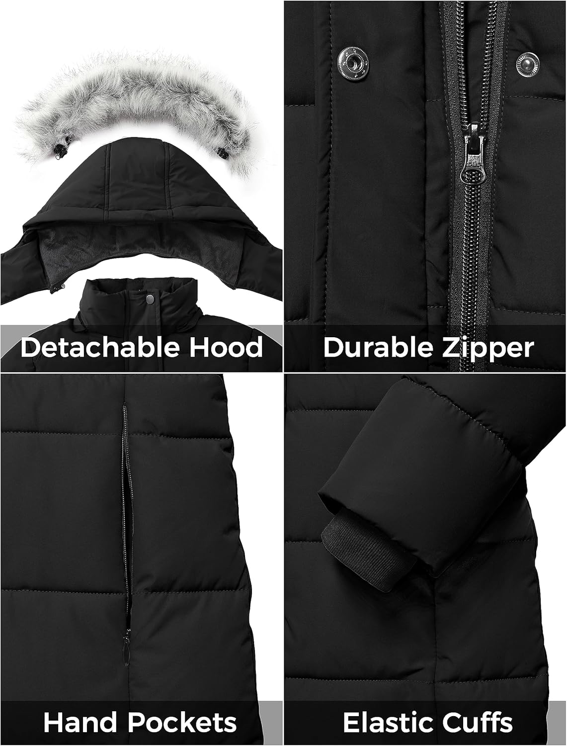 ZSHOW Girls Winter Coat Puffer Jacket