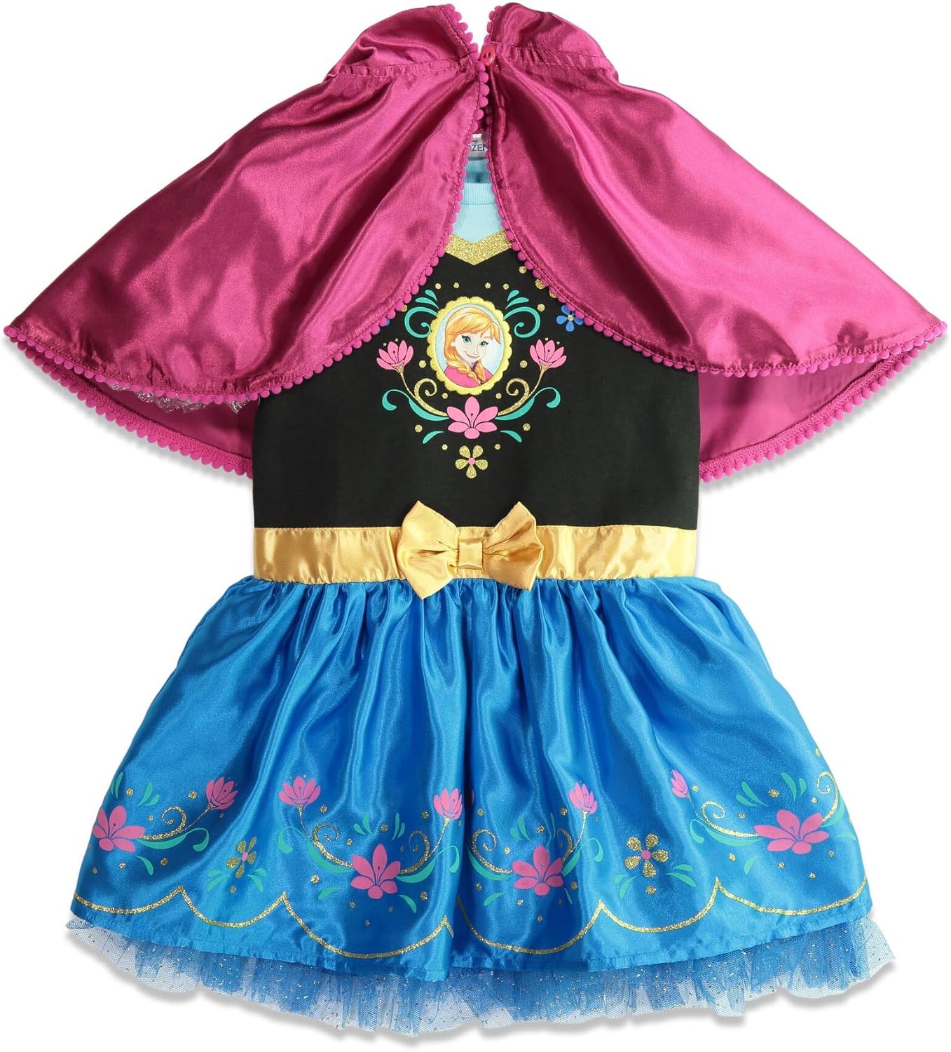 Disney Frozen Anna Elsa Fur Dress for Kids