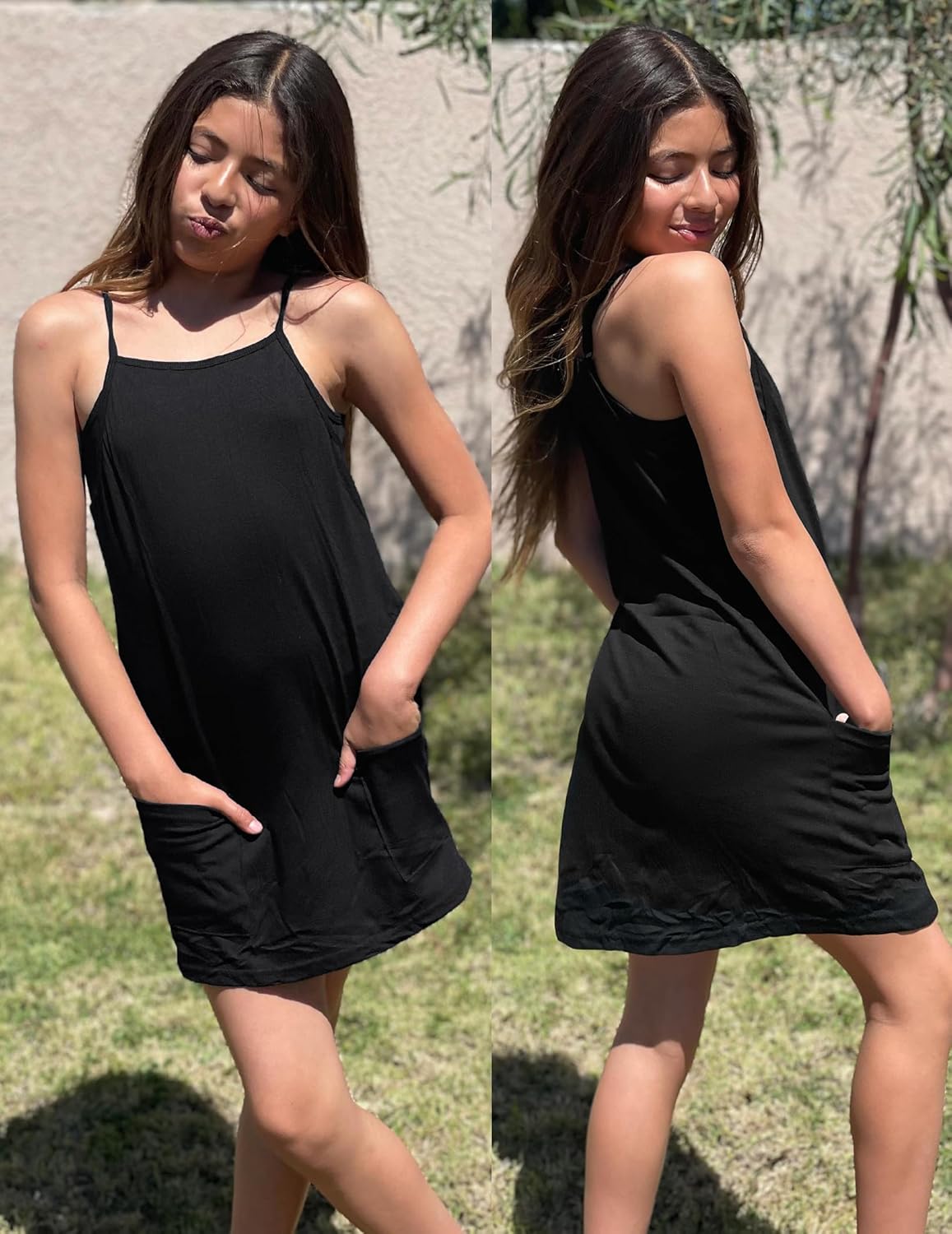 Arshiner Girls Casual Summer Dress with Shorts