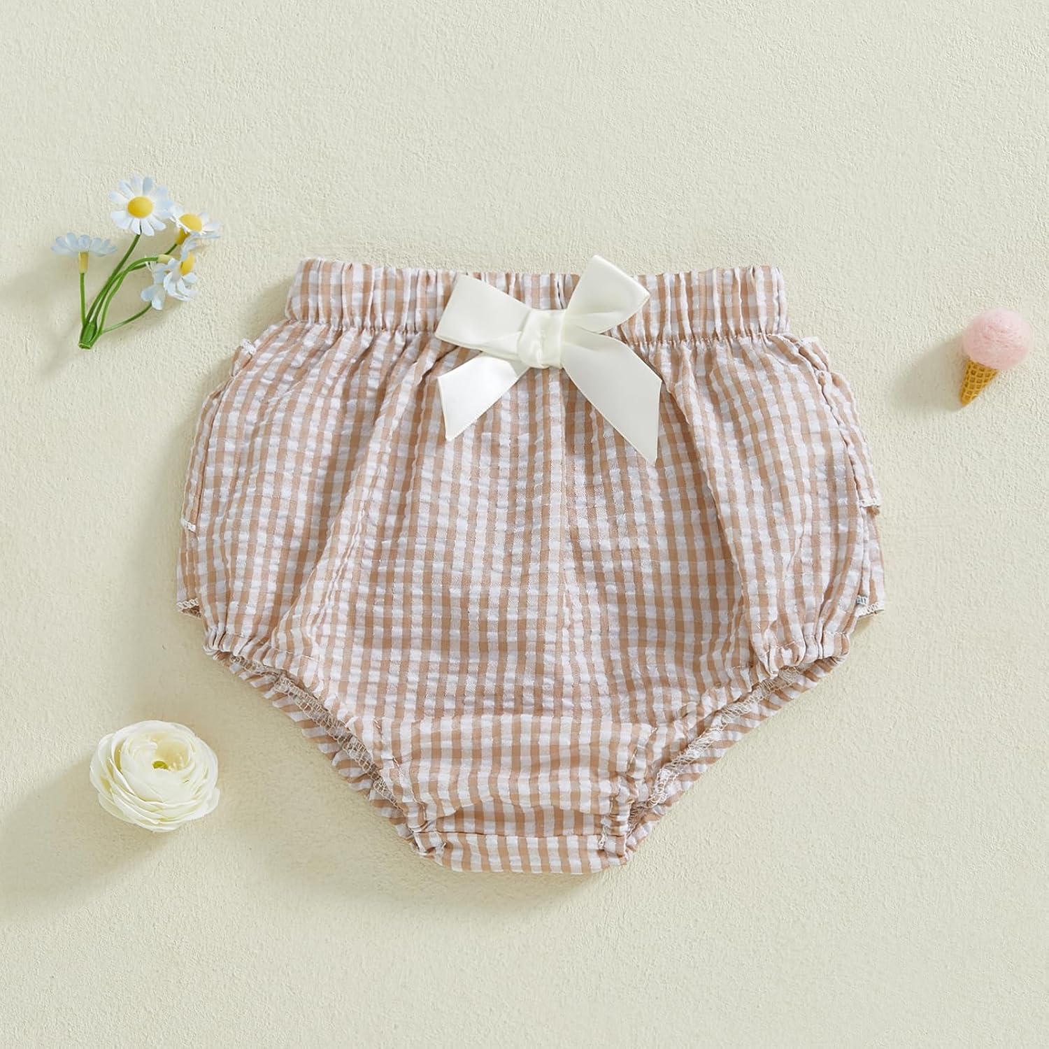 Plaid Gingham Diaper Cover Bloomers for Baby Boy Girl