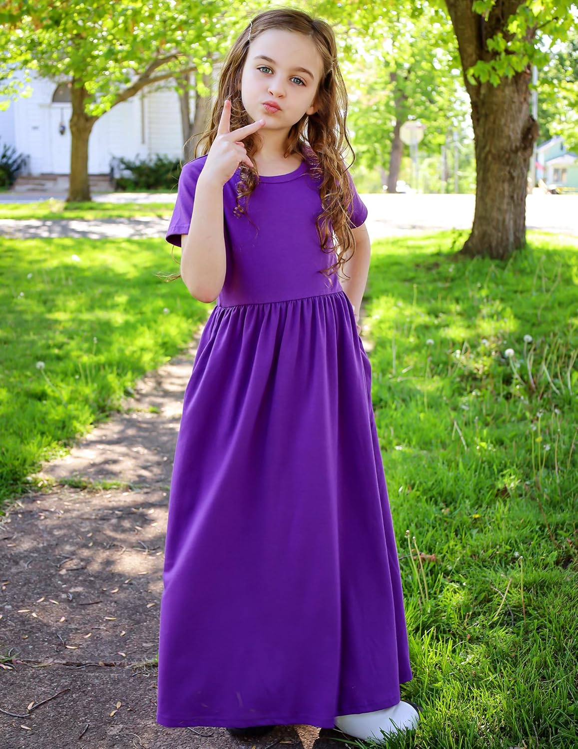 High-Quality Girls Maxi Dress with Versatile Features