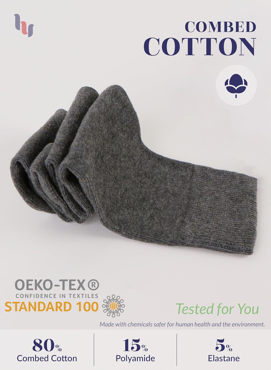 Premium Cotton Knee High Socks for Kids