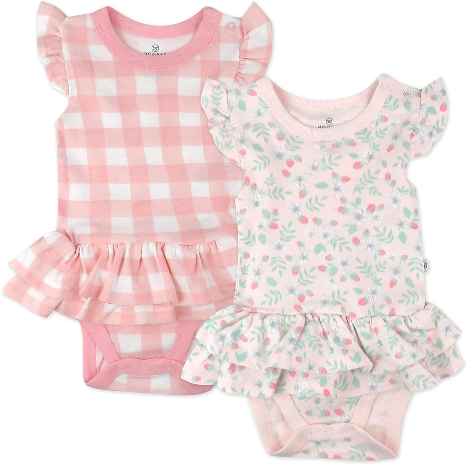 Honest Baby Multipack Romper Dress Set 2-Piece