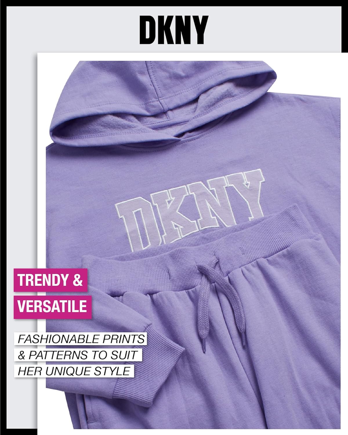 Perfect DKNY Jogger Set for Girls