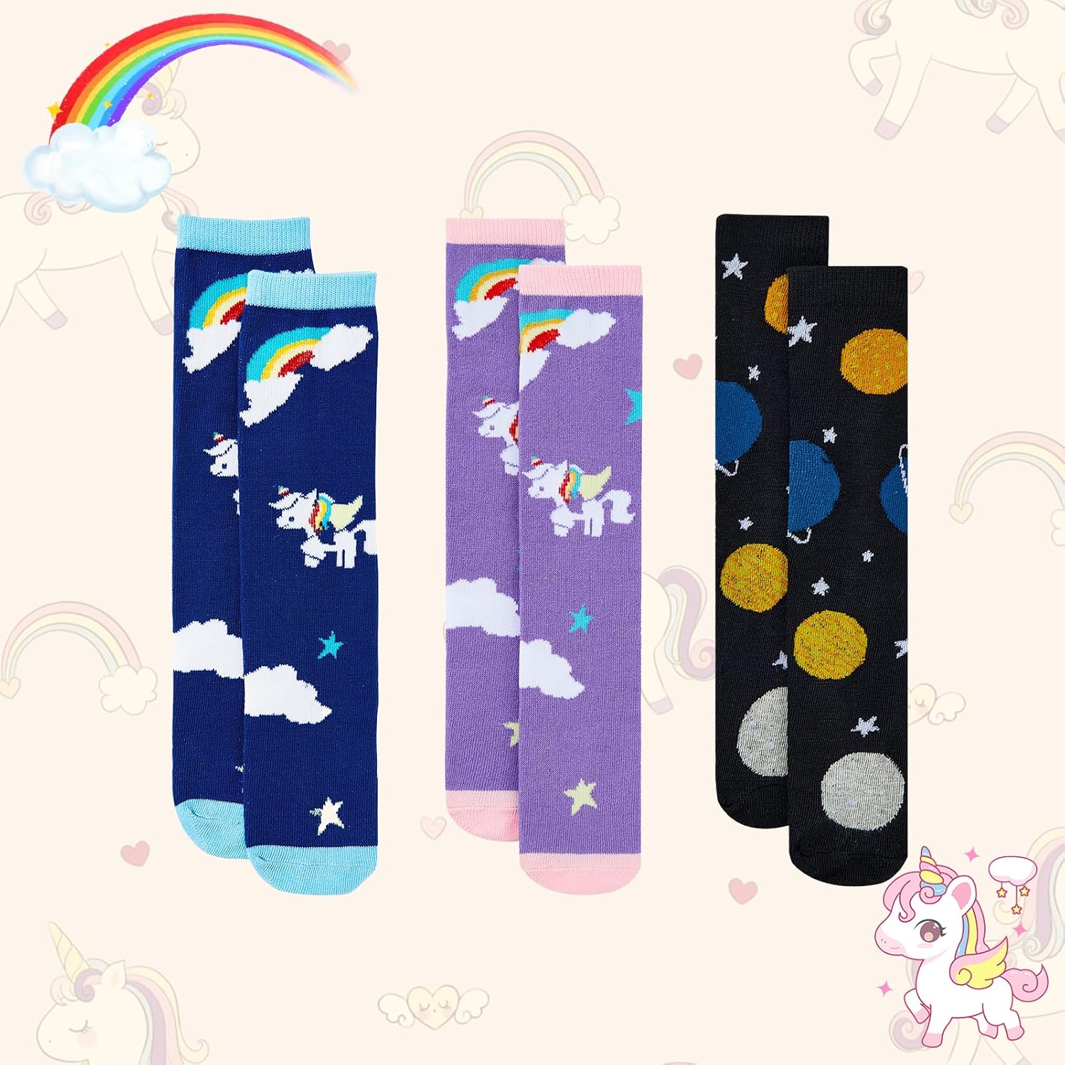 Kids soccer socks breathable soft high