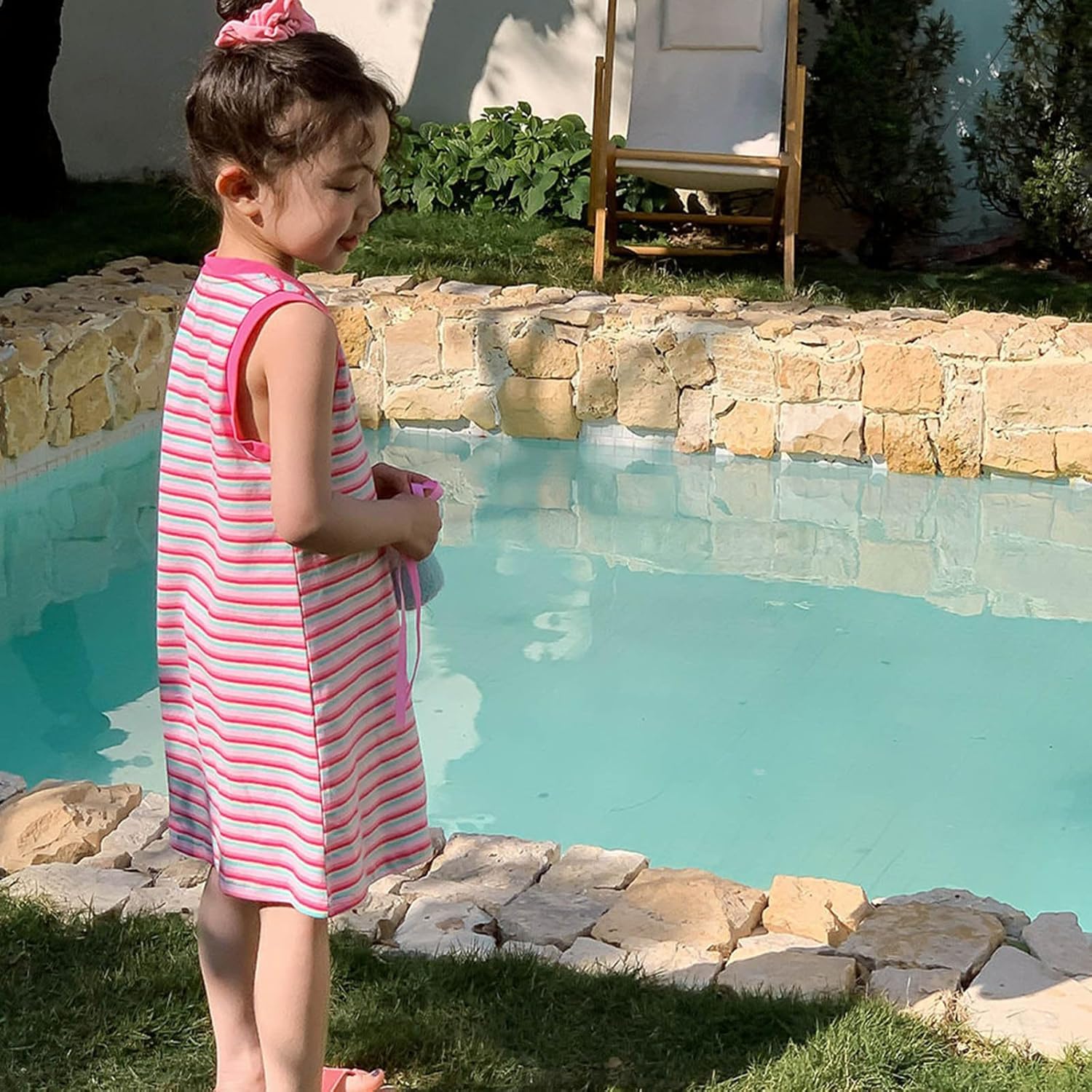 Beessbest Cute Summer Beach Dress for Girls