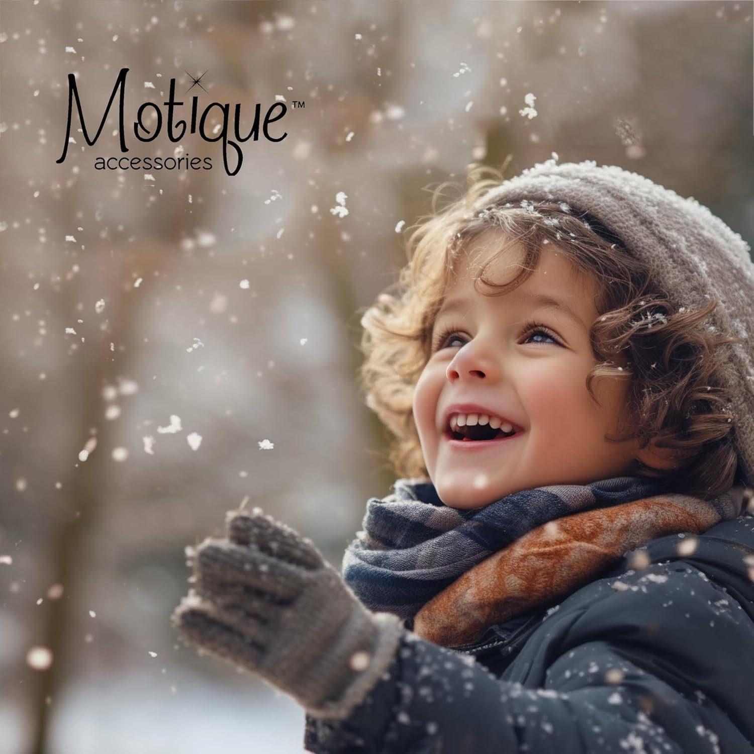 Motique Accessories Magic Knit Fingered Toddler Winter Gloves