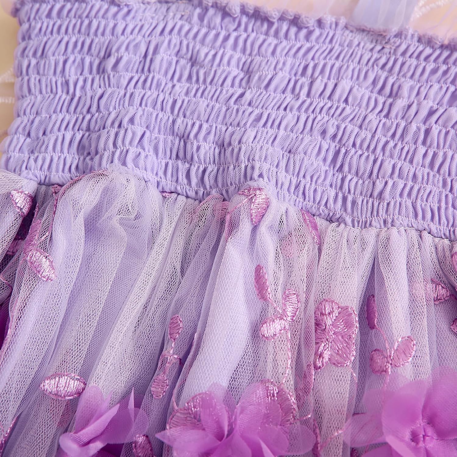 ZINTAOZT Princess Butterfly Wing Dress for Toddler Baby Girl