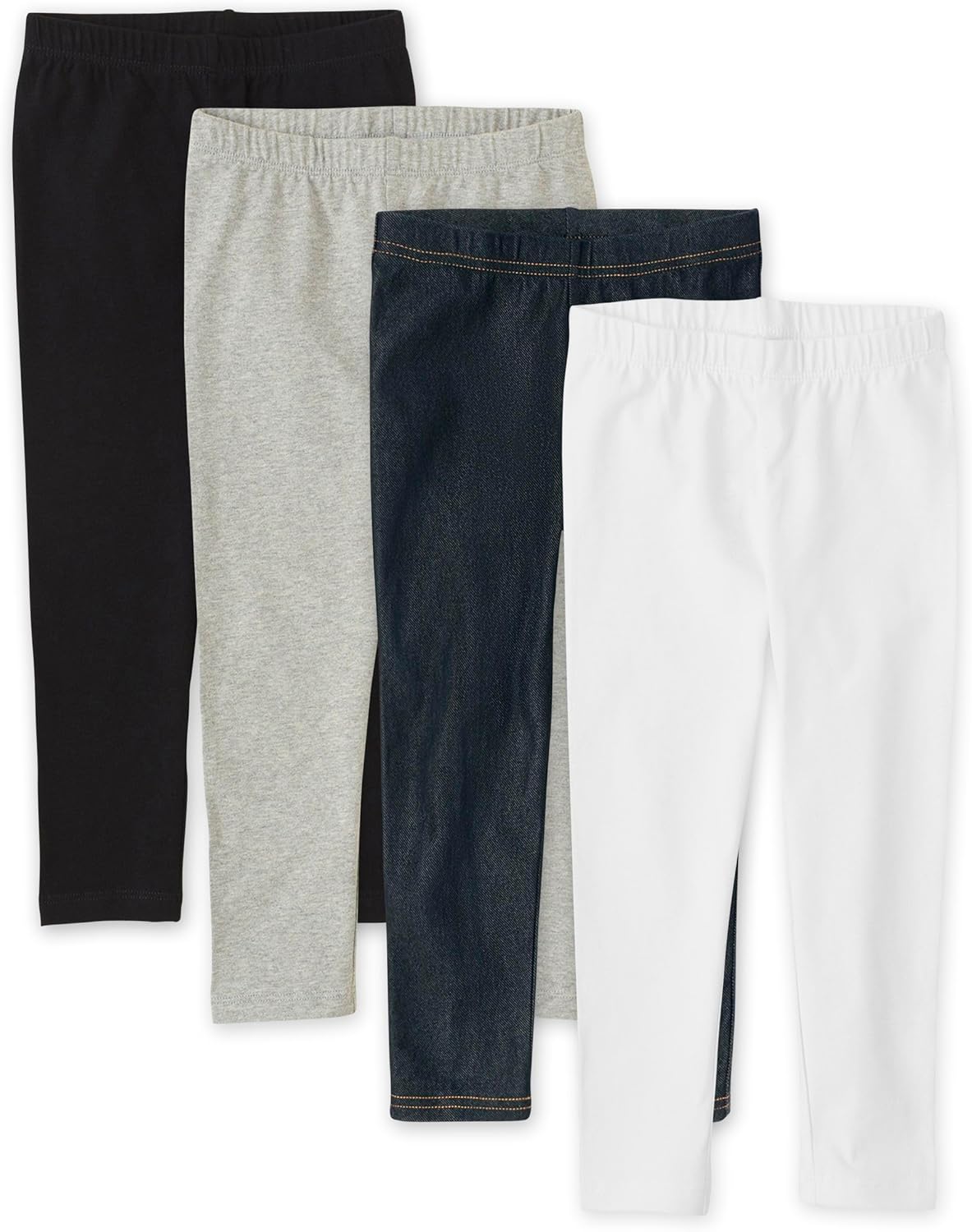 The Childrens Place Girls Top Choice Capri Leggings 4-Piece Multipack