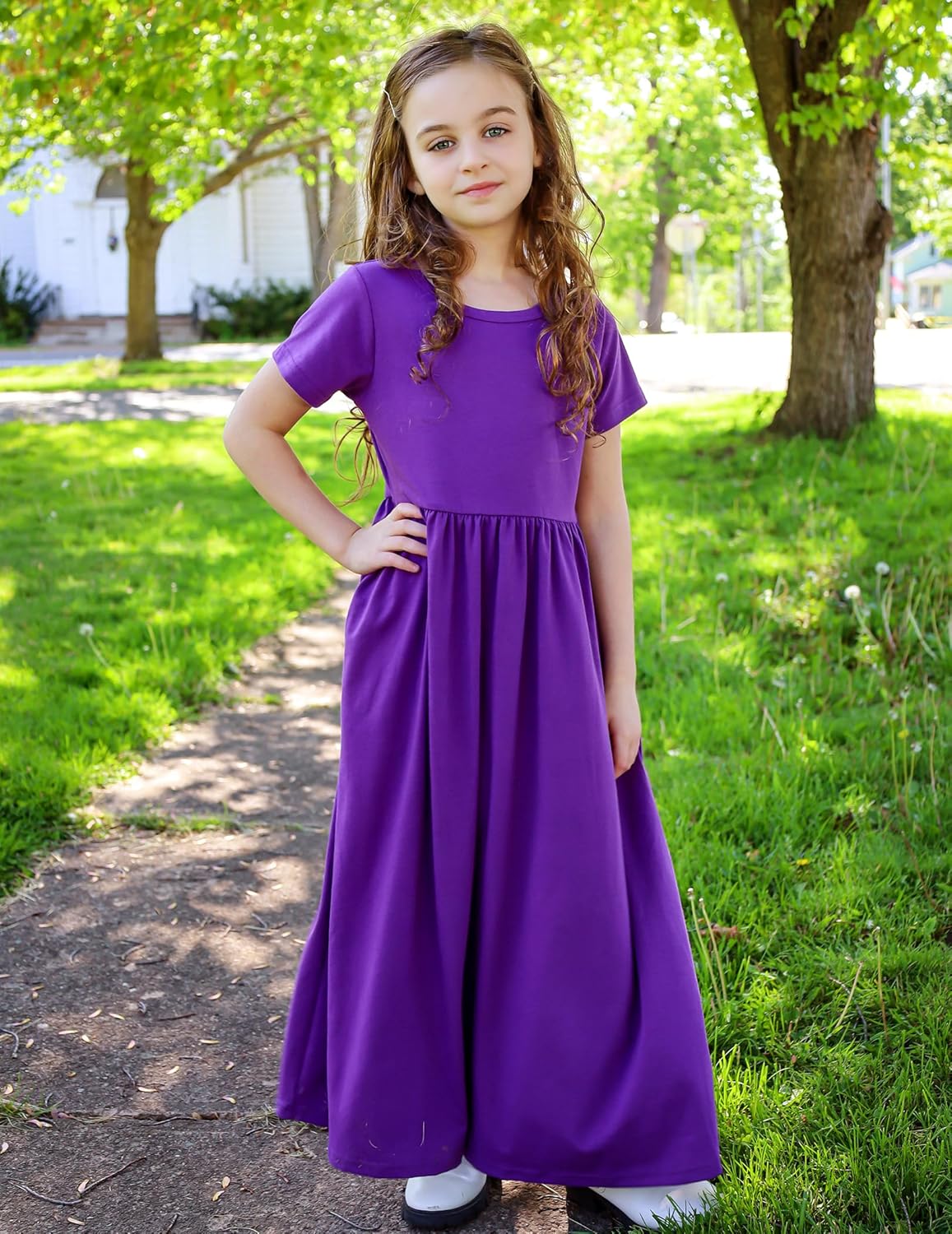 High-Quality Girls Maxi Dress with Versatile Features