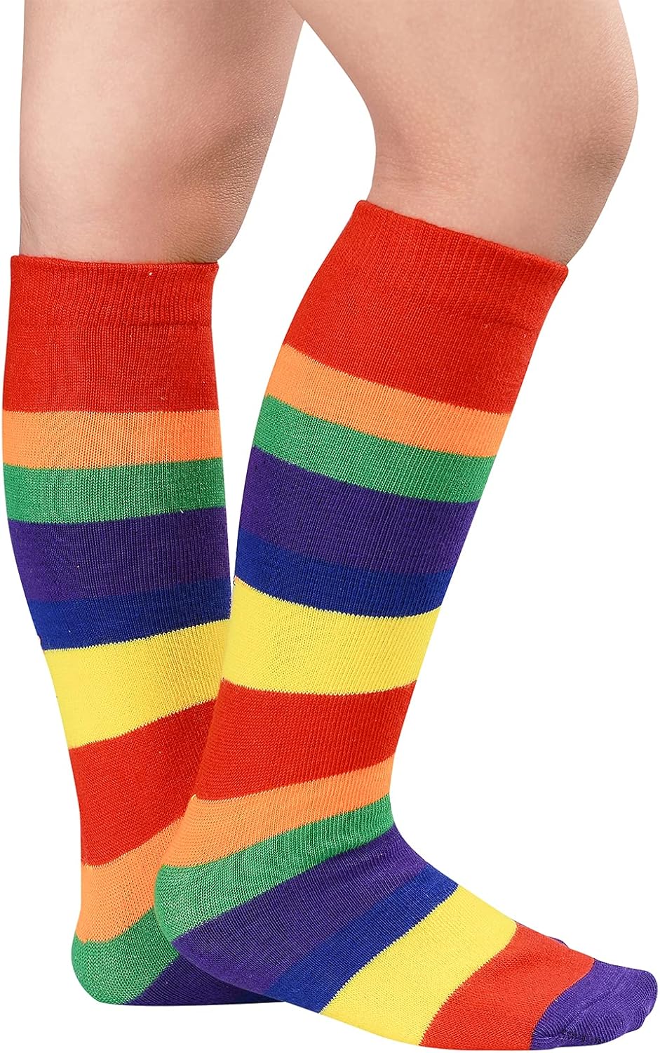 American Trends Kids Knee High Striped Sports Socks
