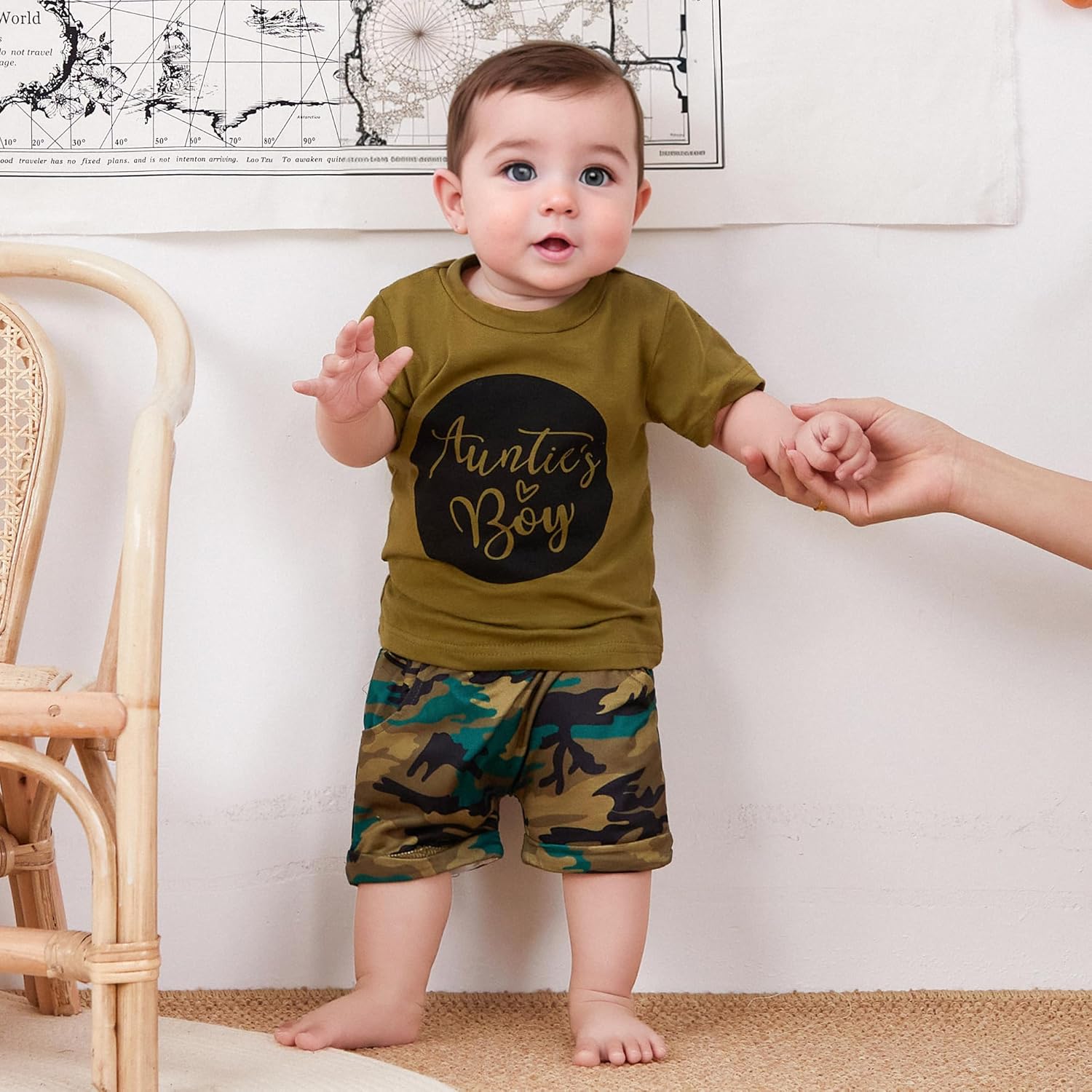 Aunties BoyGirl Camouflage Outfits for Toddler Discounts