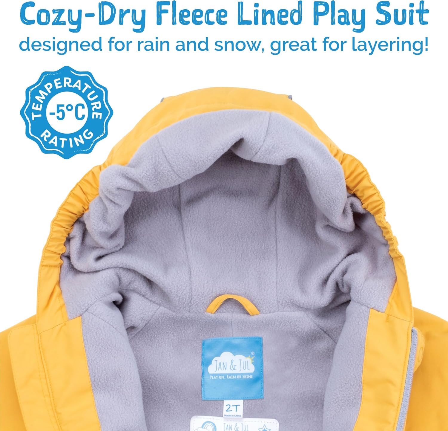 Jan Jul Waterproof Fleece-Lined Snowsuit for Kids