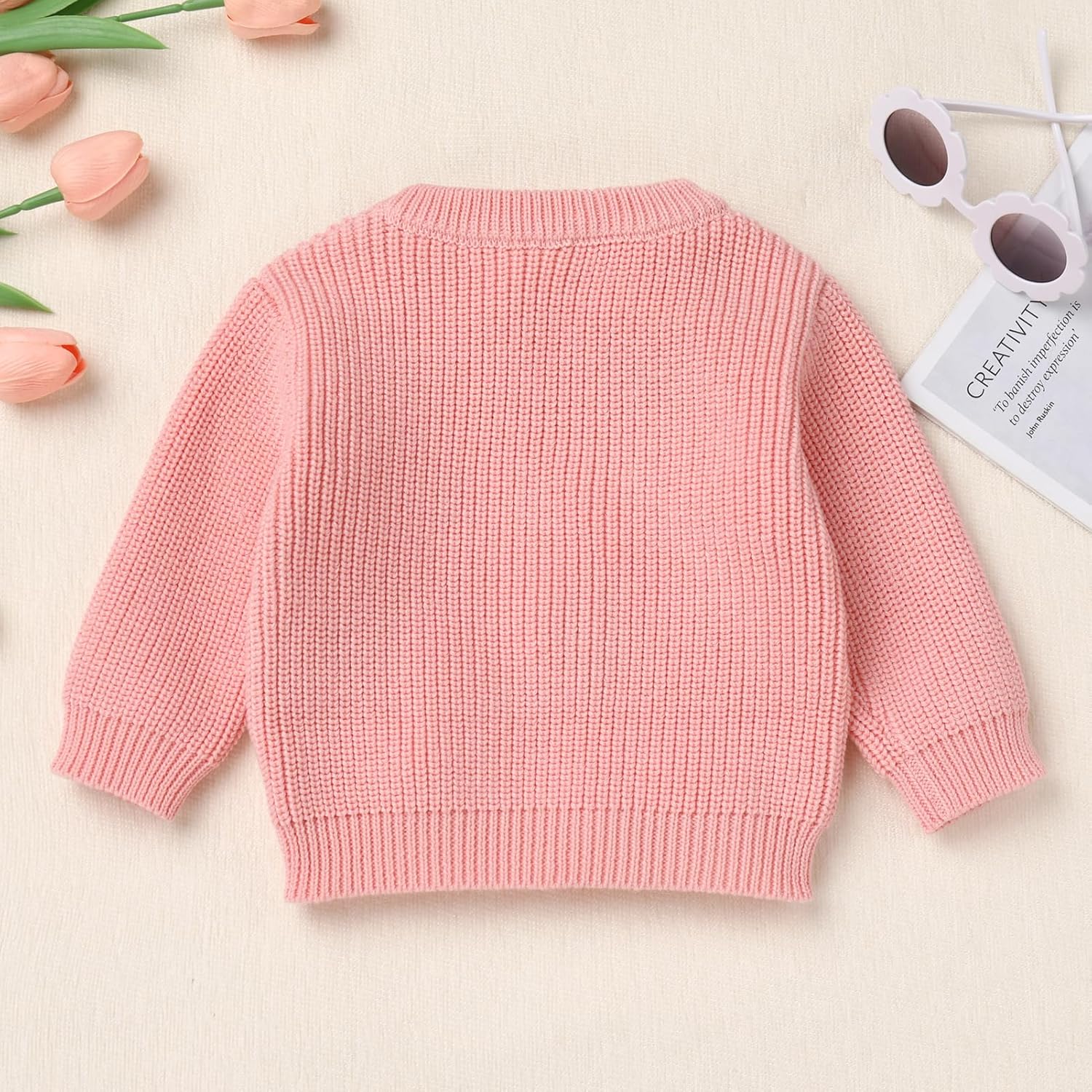 AWIBMK 1st Birthday Knit Sweater for Toddler Girls Boys