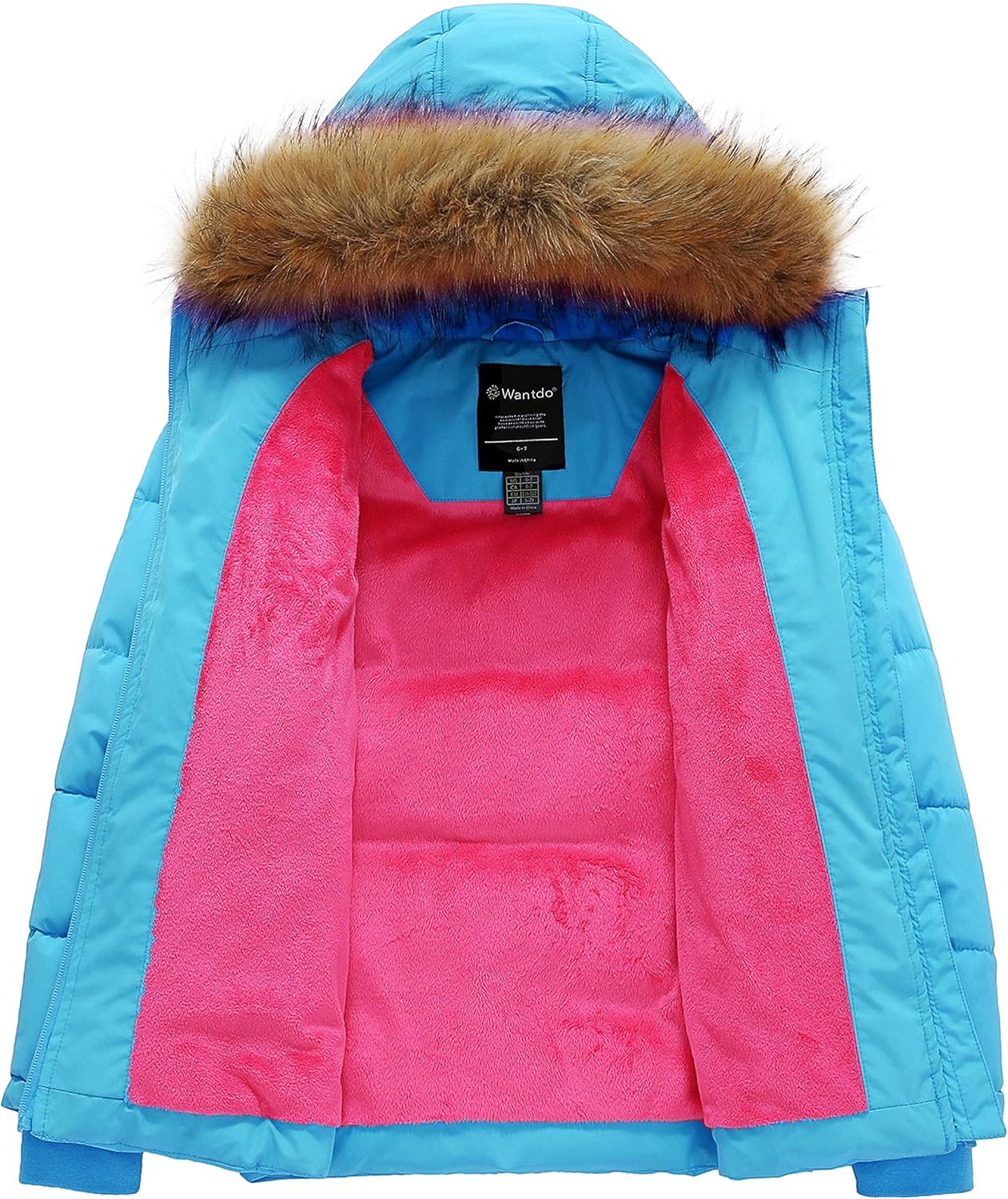 Wantdo Girls Winter Coat - Stay warm and dry all season long