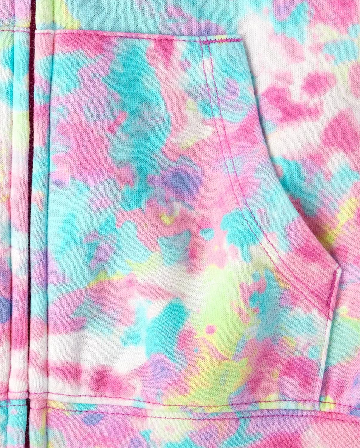 The Childrens Place Girls Cropped Hoodie with Zip
