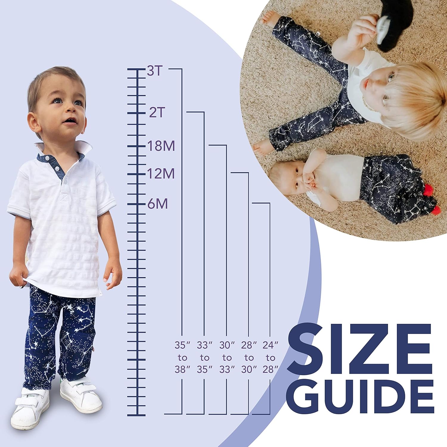 Crawling Pants for Boys Girls