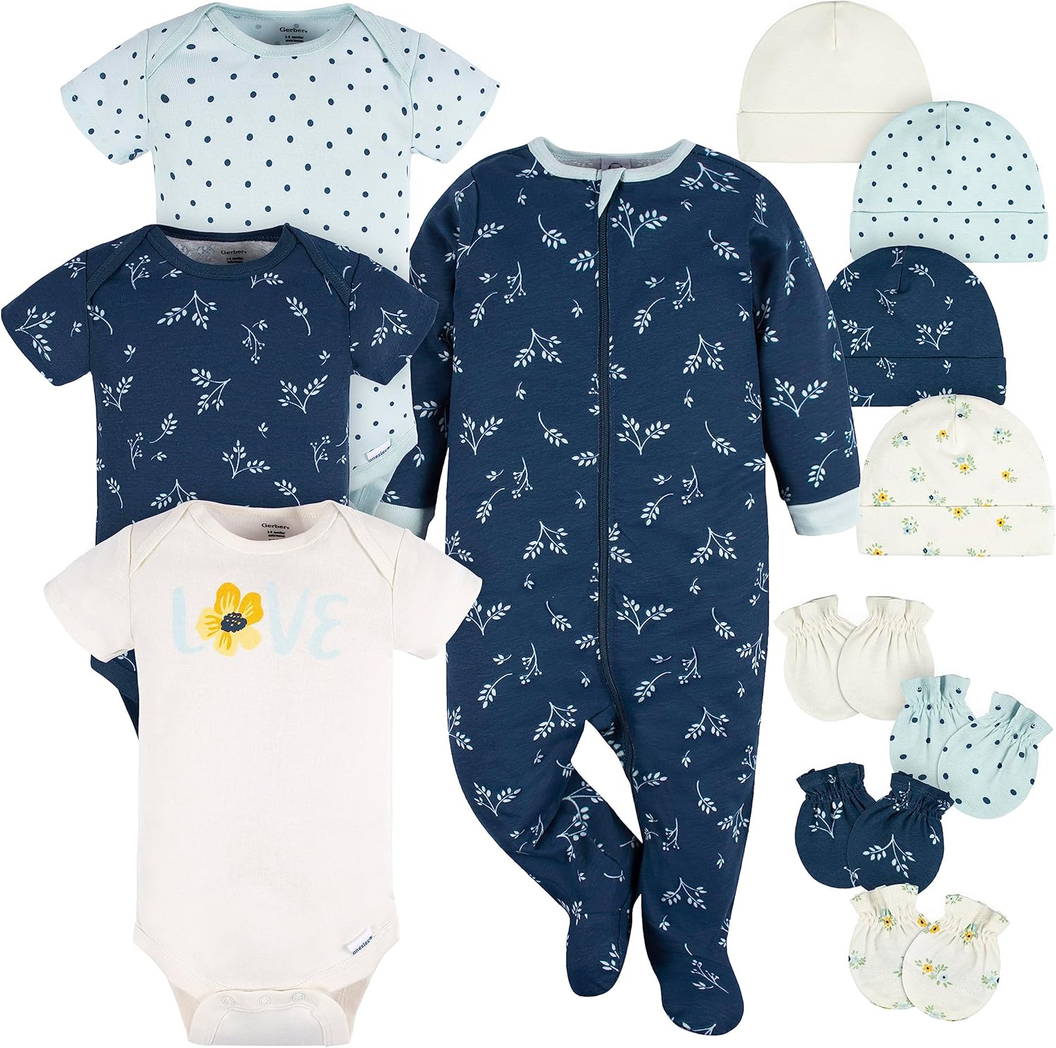 Gerber Baby Girls 12-Piece Layette Gift Set