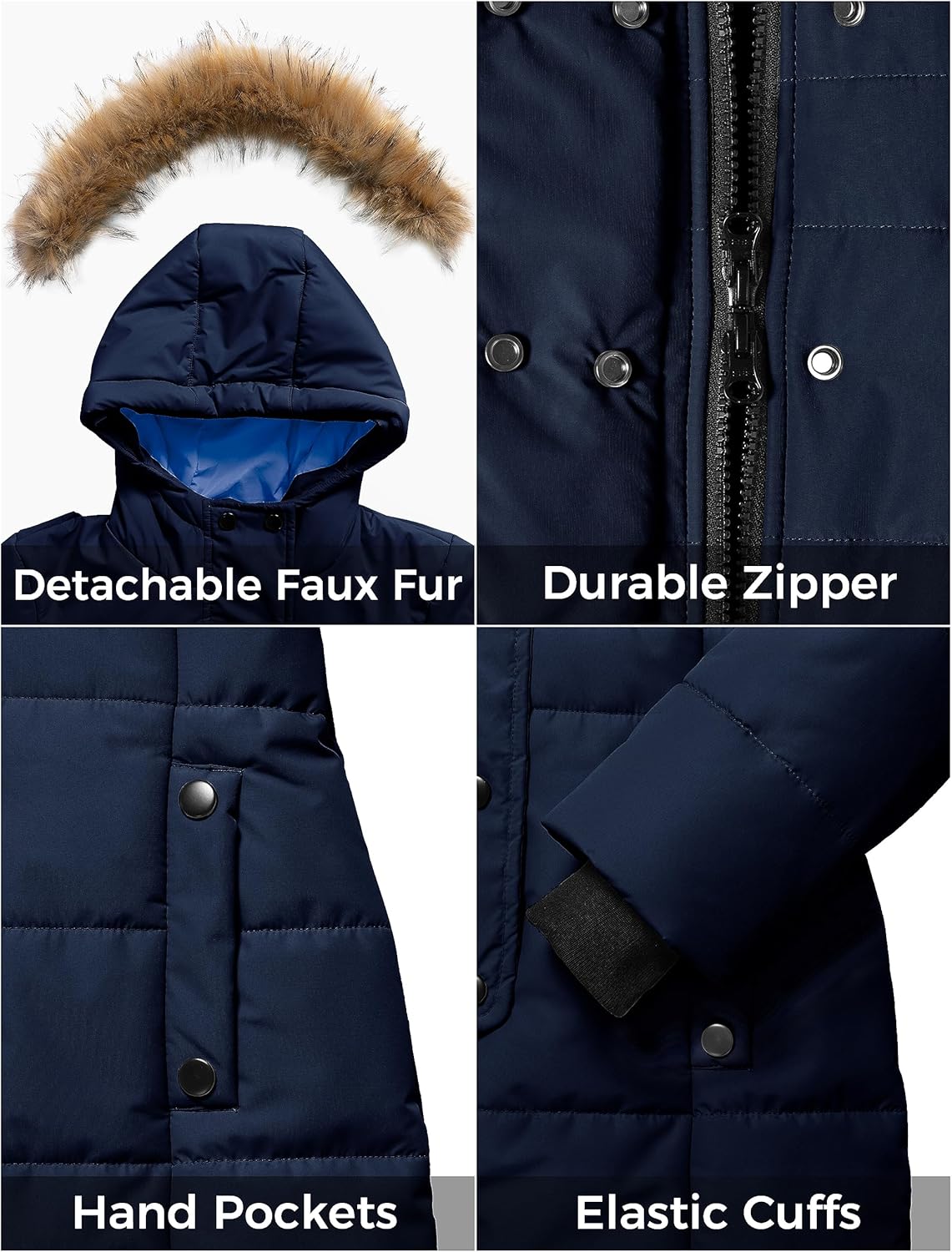 ZSHOW Girls WaterproofWinter Parka