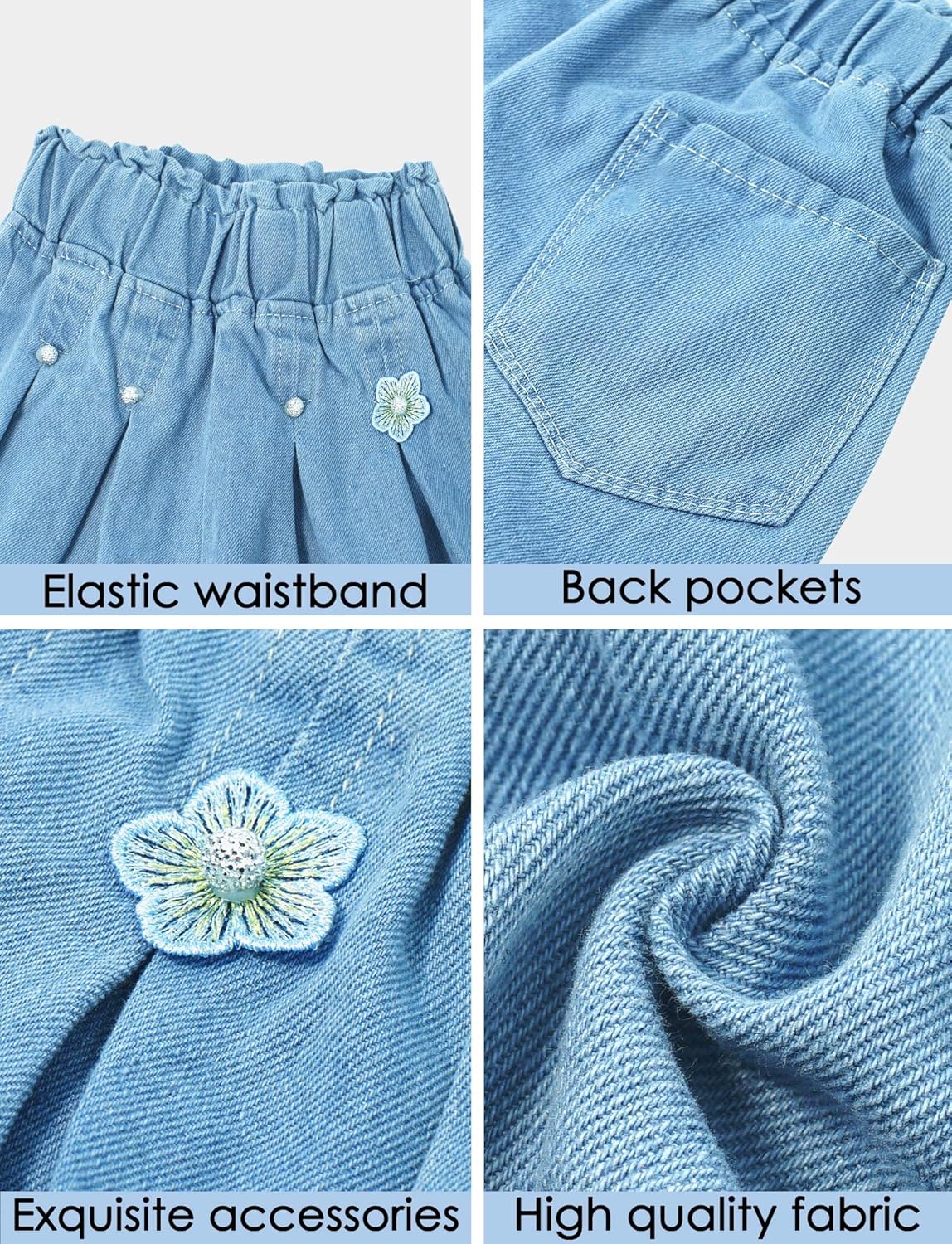 Summer Denim Shorts for Kids