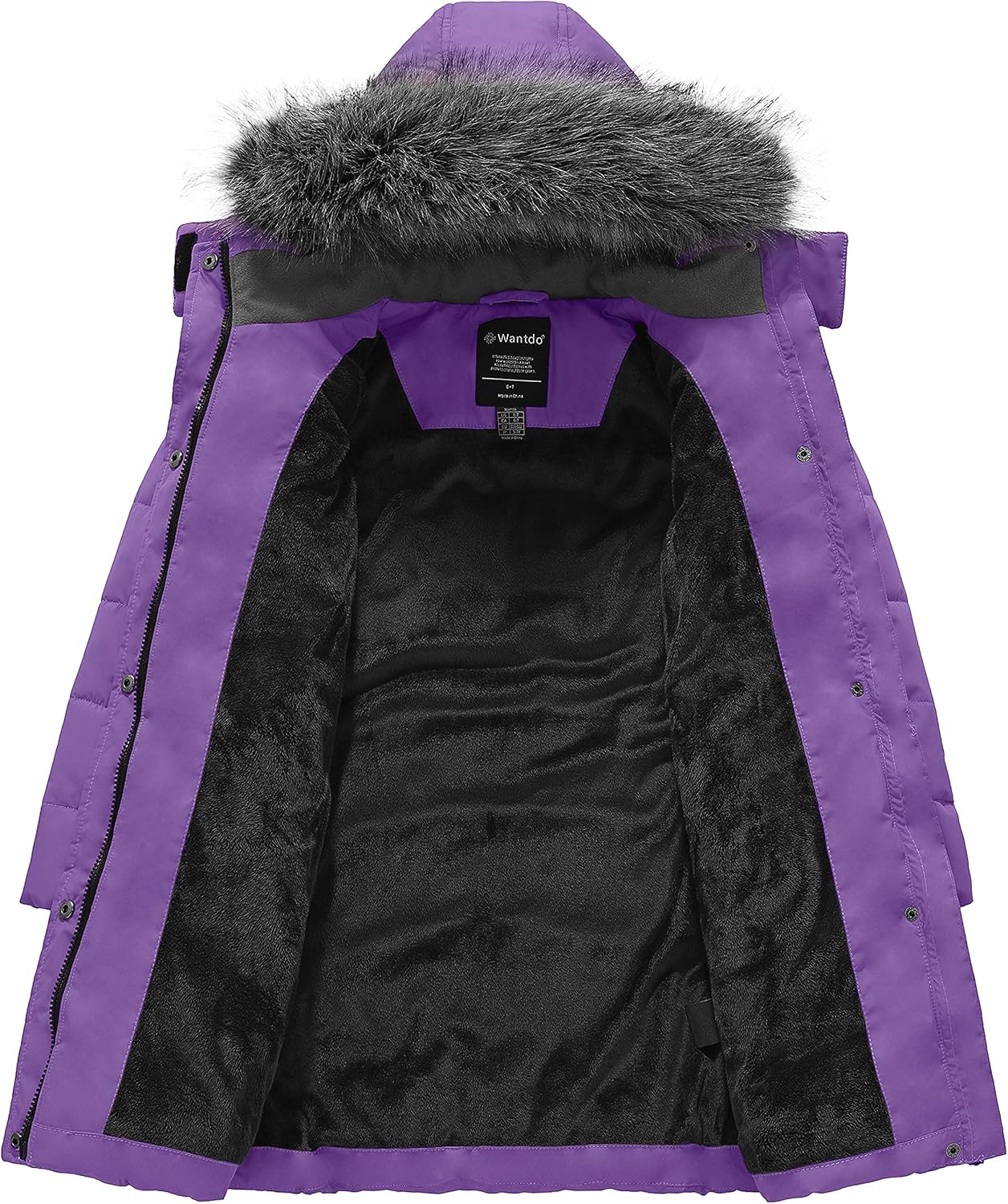Girls Winter Coats Long Puffer Jacket with Hood