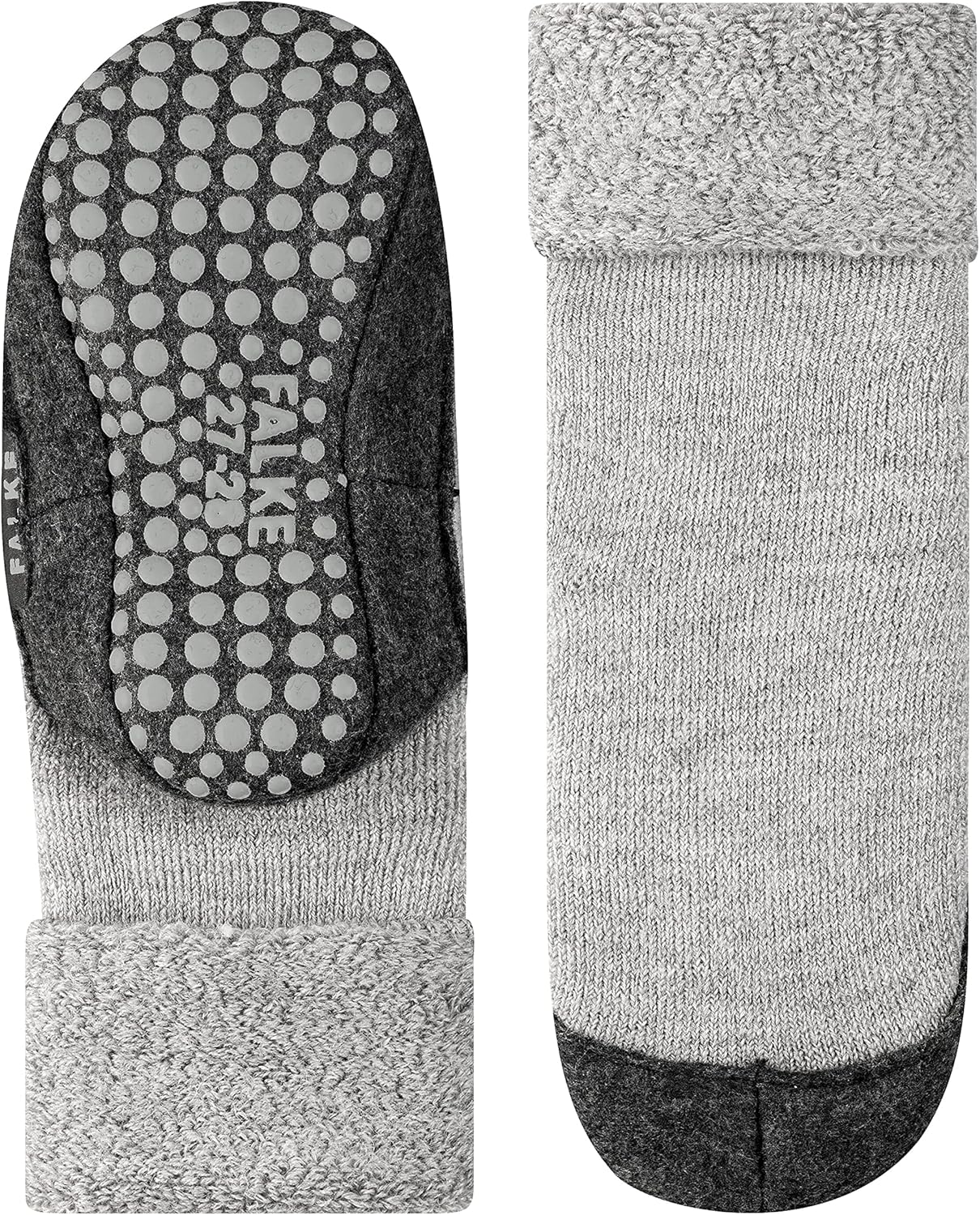 FALKE Kids Merino Wool Slippers - Cozy and Grip-Reducing