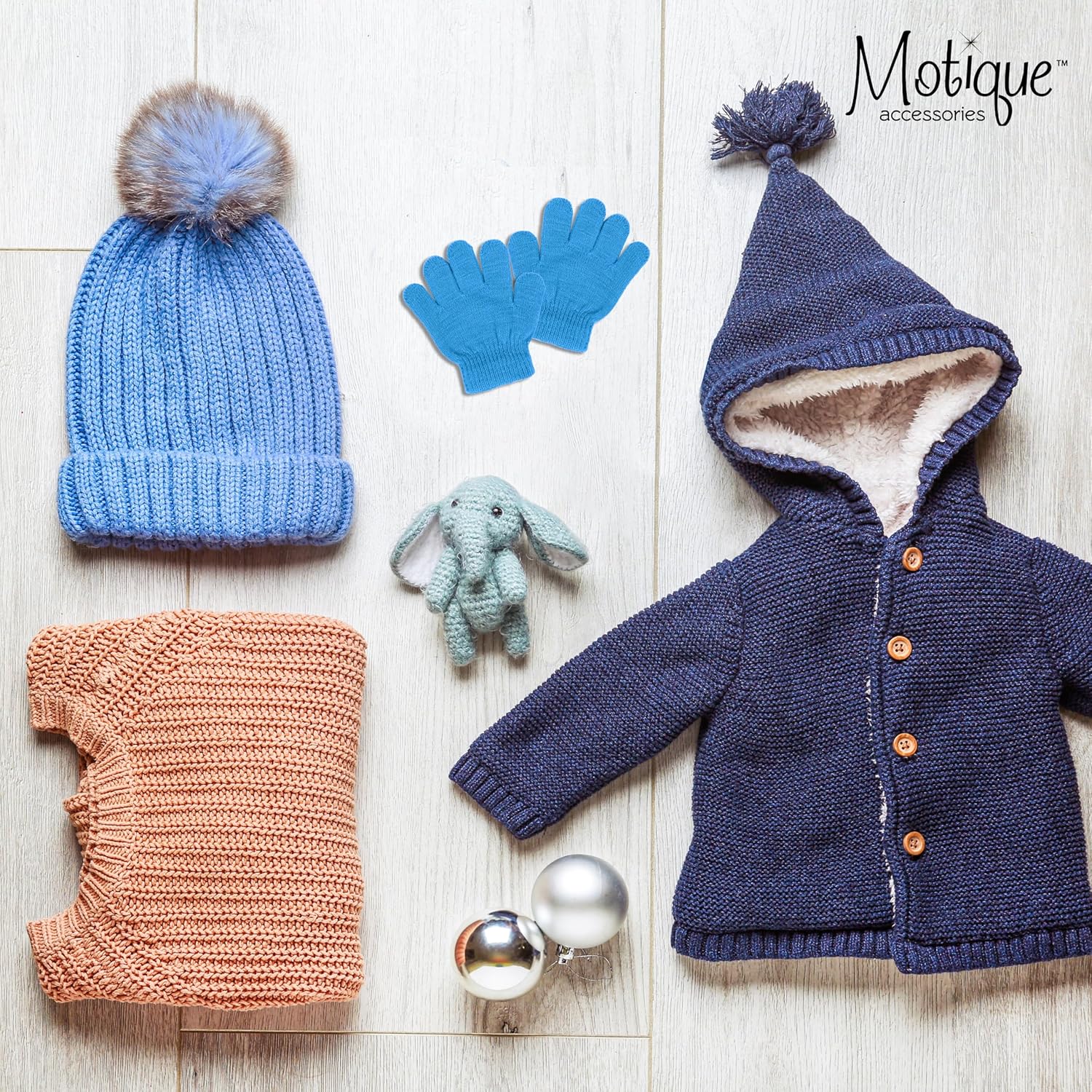 Motique Accessories Magic Knit Fingered Toddler Winter Gloves